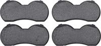 molded front disc brake pads
