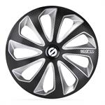wheel cover Sicilia 13-inch black/silver/carbon