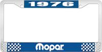 nummerplåtshållare 1976 mopar - blå