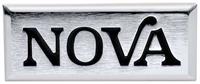 1976-77 Chevrolet "Nova" Script Grill Emblem (Except SS/Rally Models)