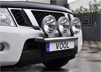 ljusbåge, Voolbar, modellanpassad. Nissan Navara D40 (King Cab) 2010-2015