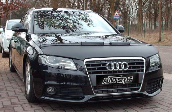 Motorkapsteenslaghoes passend voor Audi A4 B8 2008-2011 zwart