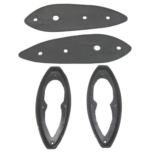 Headlight mounting pad set