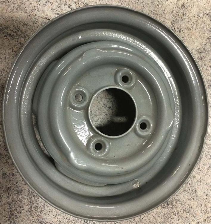Steel wheels Mini 850 and 1000 3,5 inch second hand sandblasted and powderpainted