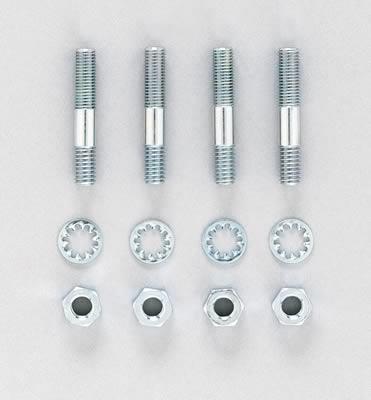 Carburetor Mounting Studs, Nuts, Washers, Steel, Cadmium Plated, 5/16"-18 Thread, 45mm