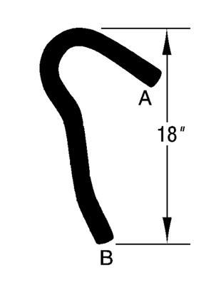 Curved Radiator Hose