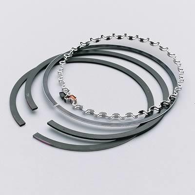 Piston Rings, Moly, 4.000 in. Bore, 5/64 in., 5/64 in., 3/16 in. Thickness, 6-Cylinder, Set