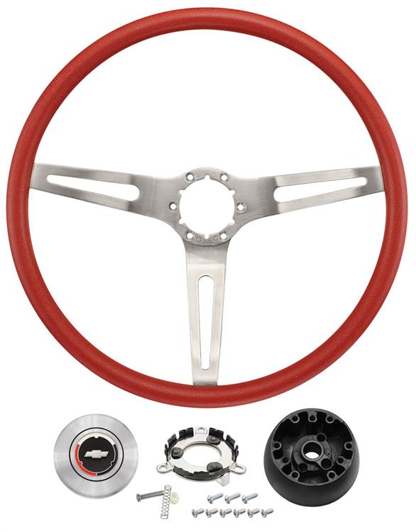 Steering Wheel Kit, 67-68 CH/EC, 3-Spoke Comfort Grip