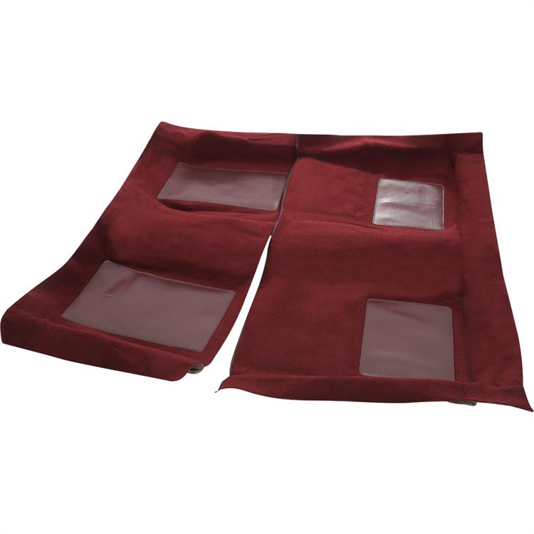 mattsats nylon - Maroon with Maroon Inserts