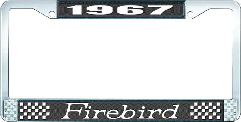 nummerplåtshållare, 1967 FIREBIRD - svart