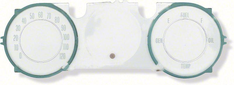 1964-65 CHEVELLE INSTRUMENT LENS WITHOUT GAUGES