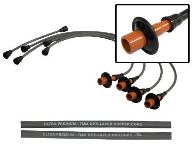 Ignition Cable Set Standard Grey