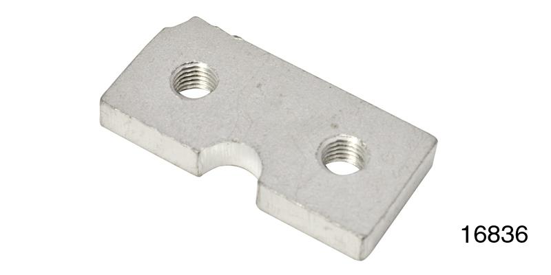 Backing plate, doorhinge; ea