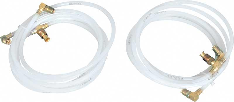 Convertible Top Hydraulic Hose Set (White Plastic) Overall Length 114" - Center To End 57-1/4