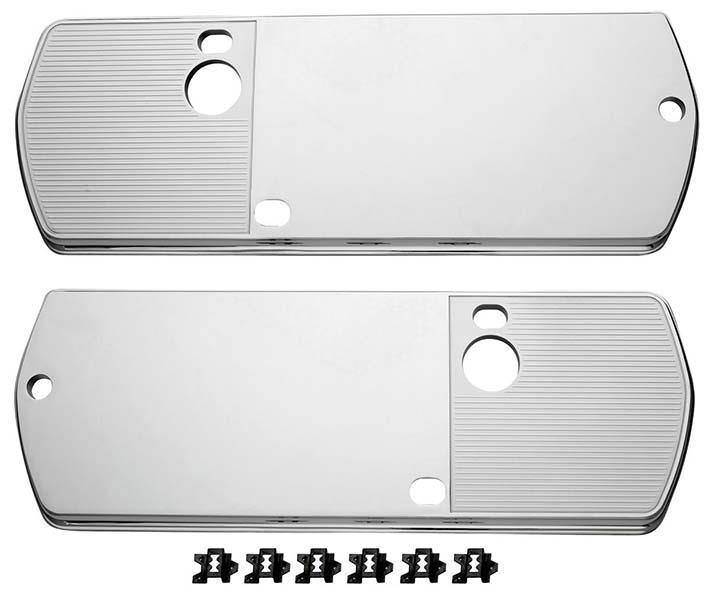 Armrest Plates, Front, 1968 Chevelle/El Camino, Ribbed