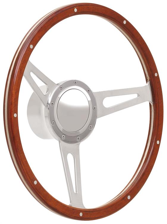 Steering Wheel Kit, 59-68 GM, Retro Cobra, Small, Plain