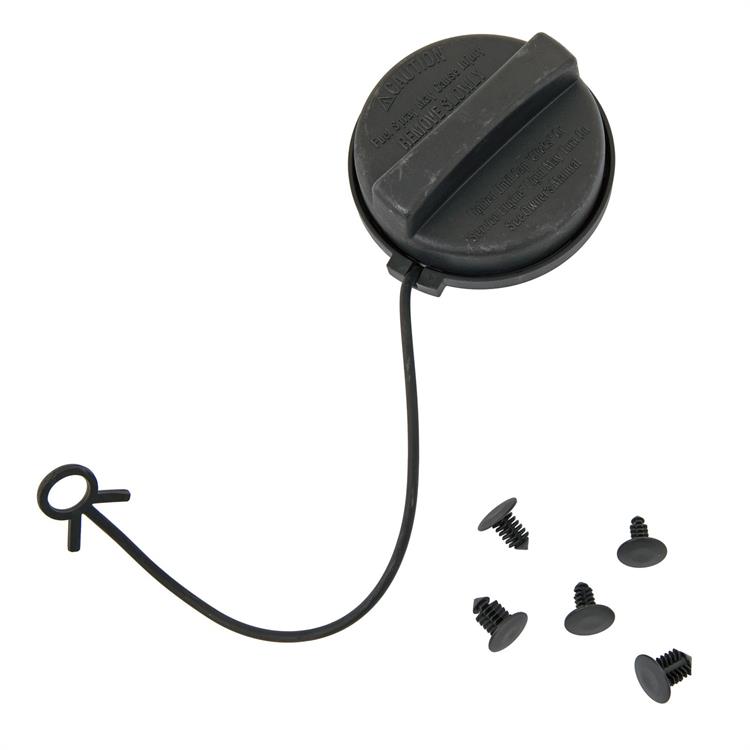 Fuel Tank Cap, Plastic, Black