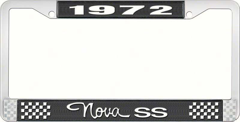 nummerplåtshållare, 1972 NOVA SS STYLE 3 svart