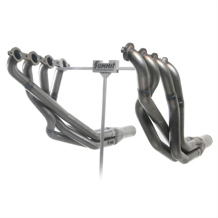 headers, 2" pipe, 3,0" collector, Black 