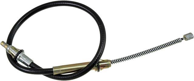 parking brake cable, 75,39 cm, rear right