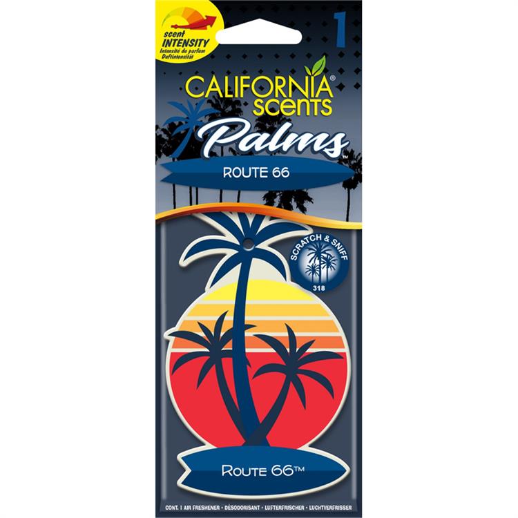 California Scents Palm Tree Air freshener - Route 66