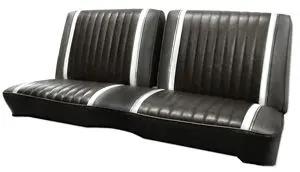 Front Bench Seat Cover, Black