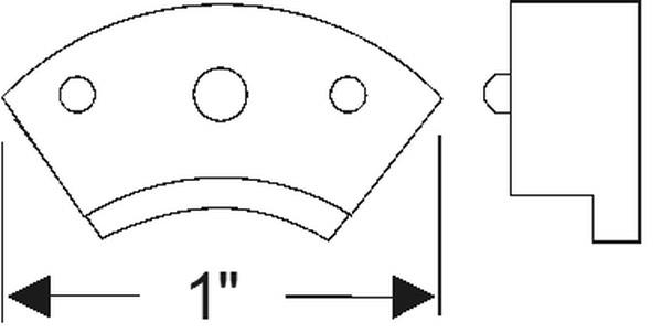 Cushion, horn contact plate