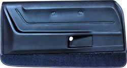 1969 CAMARO DELUXE DOOR PANELS - DARK BLUE WITH DARK BLUE CARPET