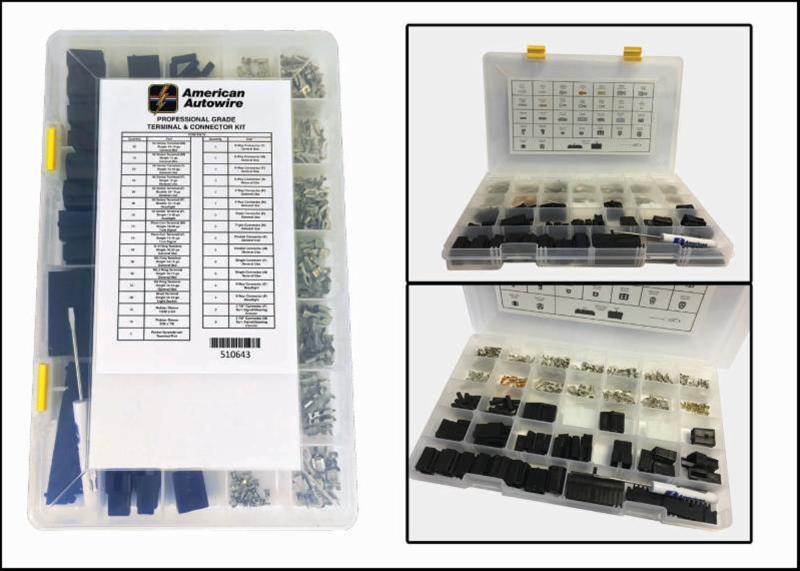 Wiring Connectors, 250-Piece Professional Grade Terminal and Connector Kit, 12 To 18-gauge