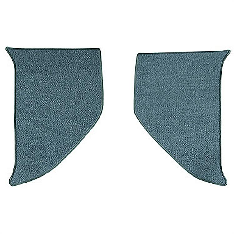 1960-63 Chevrolet/GMC Truck	 Carpet Kick Panel Inserts	 w/ Cardboard Backing	 Loop	 Medium Blue