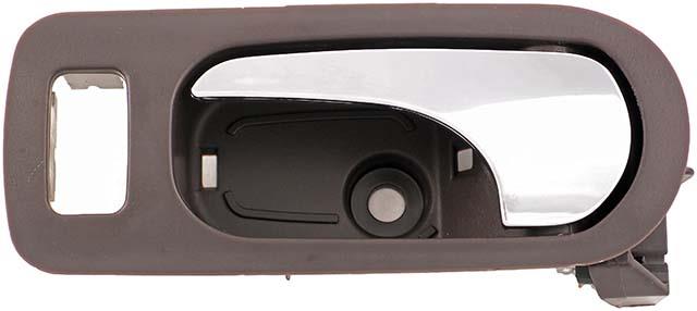 interior door handle - front left - chrome lever+brown housing (cocoa)