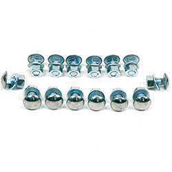 STAINLESS STEEL FRONT AND REAR BUMPER BOLT SET (42 PIECE)