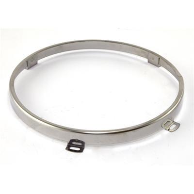 Headlight Retaining Ring, Steel, Chrome