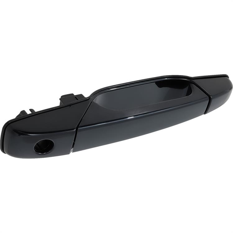 2007-13 Chevrolet, GMC Truck/SUV	 Exterior Door Handle	 With Key Hole	 Black Smooth	 Front	 Left