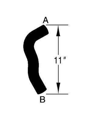 Curved Radiator Hose