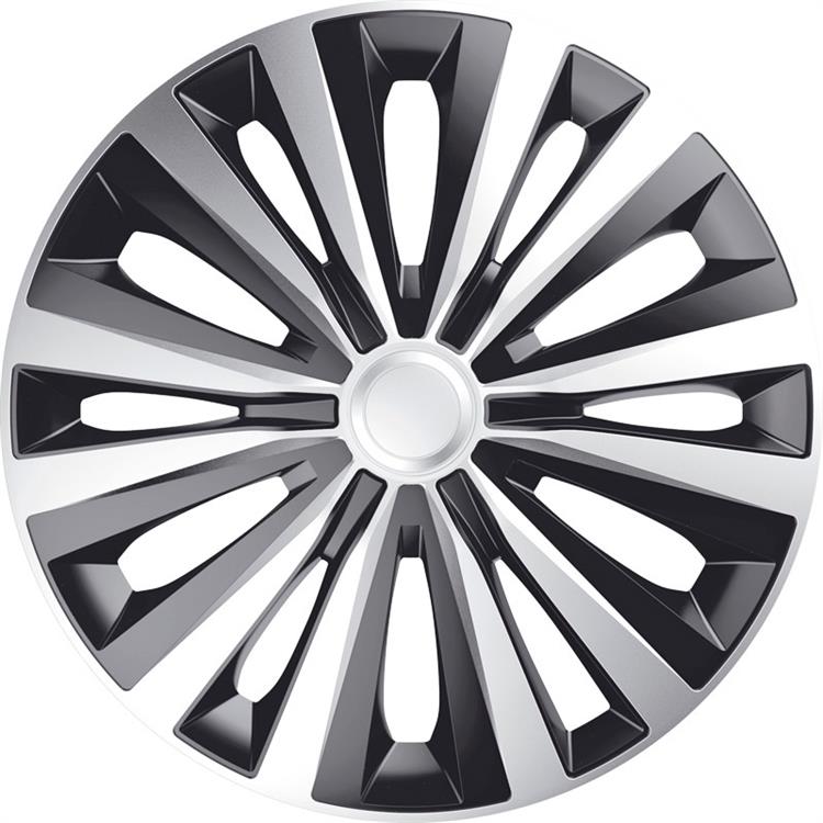 Set J-Tec wheel covers Multi 15-inch silver/black