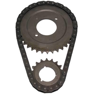 Timing Chain and Gear Set, True Single Roller, Iron/Steel Sprockets