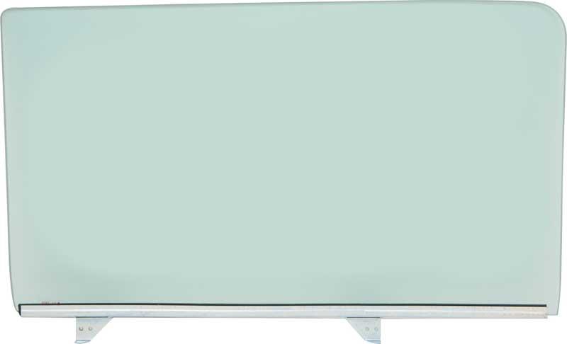 1955-57 2-Door Sedan/Wagon/Club Coupe/Delivery/Utility Door Glass Assembly RH Green Tint