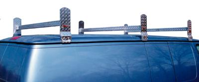 Van Racks - 660 Series Gutter Mount - Aluminum - Dia Alum 660 3rd Bar - Ford/GMC