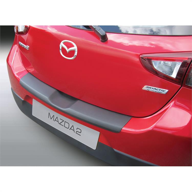 ABS Achterbumper beschermlijst Mazda 2 3/5-deurs 2015- Zwart