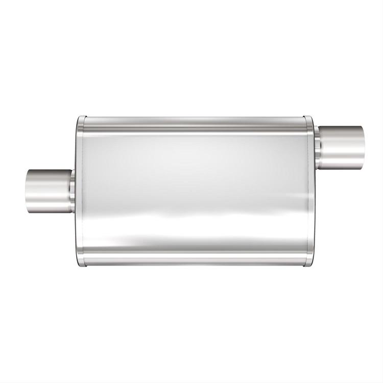 Muffler Aluminised Steel Xl 14" Kropp, 2" C / O