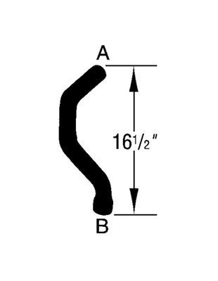 Curved Radiator Hose