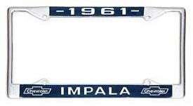 3icense Plate Frame,Impala,61