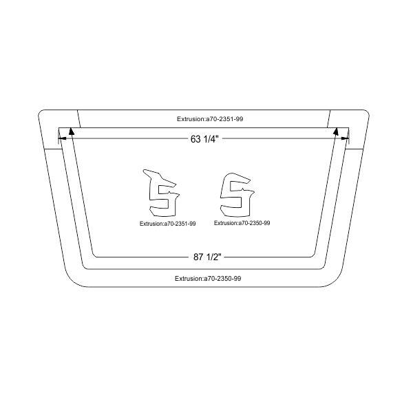 Rear Window Weatherstrip Seal