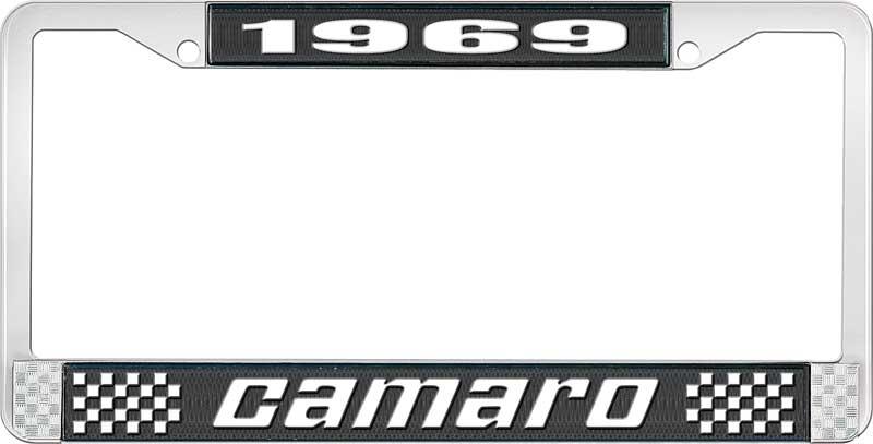 nummerplåtshållare, 1969 CAMARO STYLE 2 svart