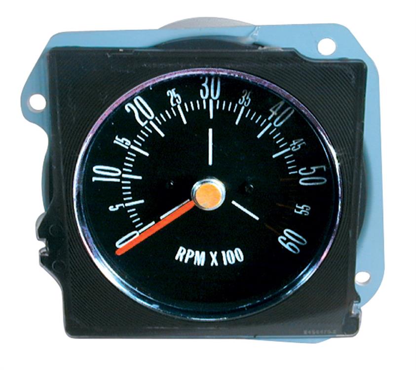 Tachometer - 1970-72 Skylark, In-Dash w/Flat Lens