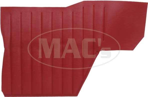 Rear Qtr Trim Panels/ Red/ 67