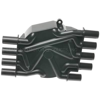 Distributor Cap, Crab Style, Black, Screw-Down, Cadillac, Chevy, GMC, V8, Each