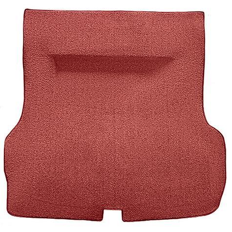 1955-57 Chevrolet Bel Air	 2DR/4DR Hardtop/Sedan	 Molded Trunk Carpet w/o Spare Tire Cutout	 Loop	 Red