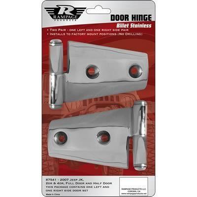 Door Hinges, Stainless Steel, Polished